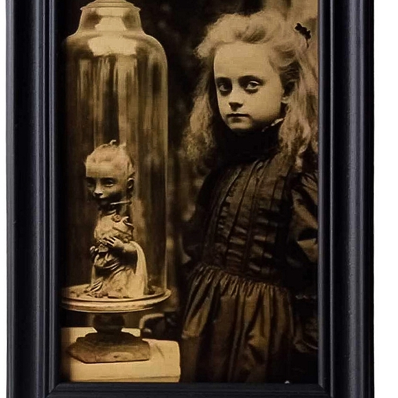 Creepy little girl oddity oddities Halloween strange punk weird unusual sideshow - Picture 3 of 3